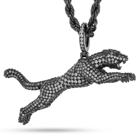 URBAN OUTFITTERS + King Ice Jaguar Chain Necklace